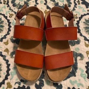 New Direction Espadrille Sandals Size 6